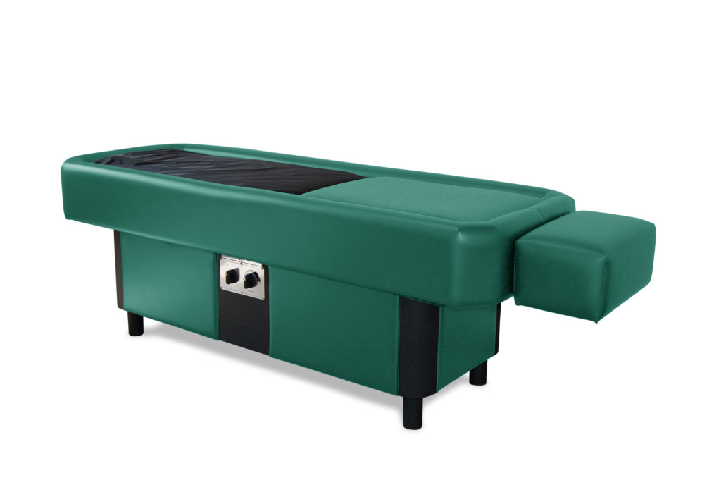 green hydromassage table