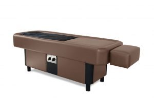 brown hydromassage table