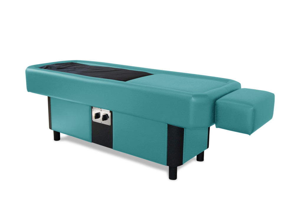 teal hydromassage table